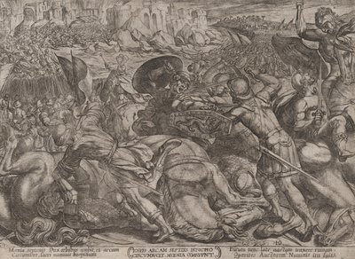 Plaat 10: De val van Jericho, uit 