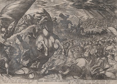 Plate 11: Jozua beveelt de zon stil te staan, uit 