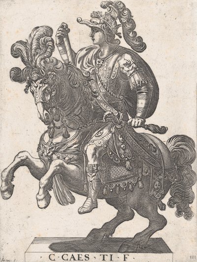 Plaat 4: Keizer Gaius te Paard, uit 