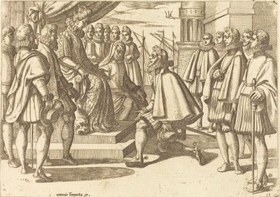 Spaanse Hertog voor Margaretha van Oostenrijk door Antonio Tempesta