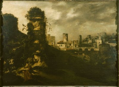 Oude Testament landschap door Antonio Travi