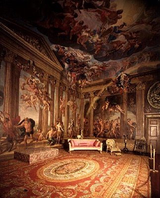 Olympische Goden, muurschilderingen in de Hemelkamer, c.1695-96 door Antonio Verrio