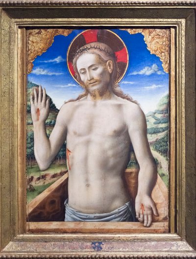 Christus in het graf door Antonio Vivarini