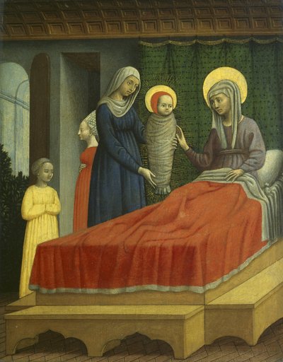 De Geboorte van St. Augustinus door Antonio Vivarini
