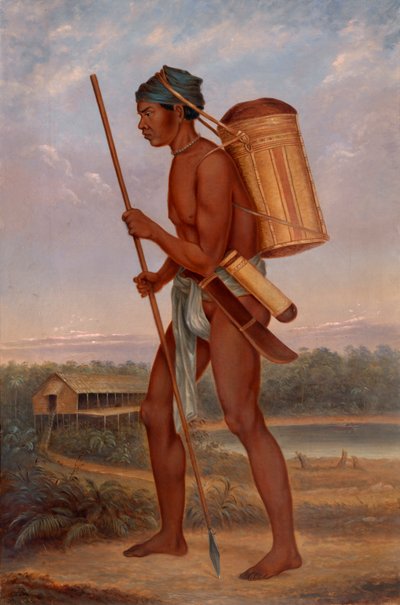 Diak Man, ca. 1893 door Antonio Zeno Shindler