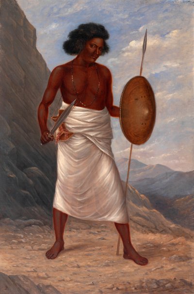 Somalische Man, ca. 1893 door Antonio Zeno Shindler