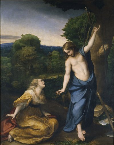 Noli me Tangere door Antonio da Correggio