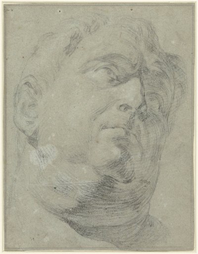 Antieke Romeinse marmeren buste van Presunto Vitellio door Antonio da Cremona