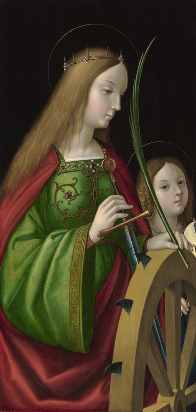 Sint-Catharina van Alexandrië door Antonio da Solario