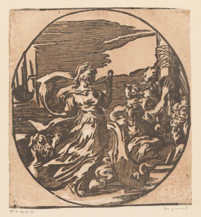 Circe drinkend door Antonio da Trento (possibly)