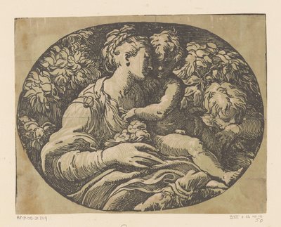Maria met Kind en Johannes de Doper door Antonio da Trento