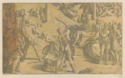 Martelaarschap van de heiligen Petrus en Paulus door Antonio da Trento