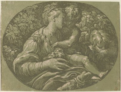 De Maagd met de Roos door Antonio da Trento