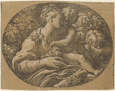 De Maagd met de Roos door Antonio da Trento