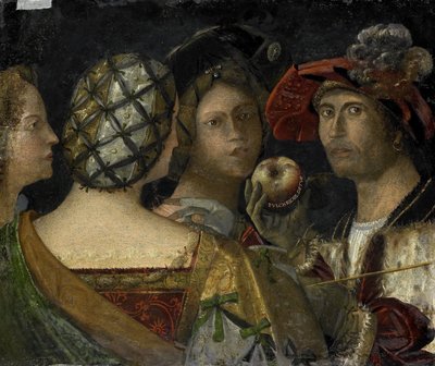 Het oordeel van Paris door Antonio da Vendri (attributed to)