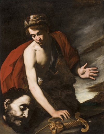 David met het hoofd van Goliath, ca. 1642-43 door Antonio de Bellis