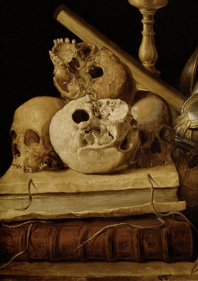 Allegorie op ijdelheid door Antonio de Pereda