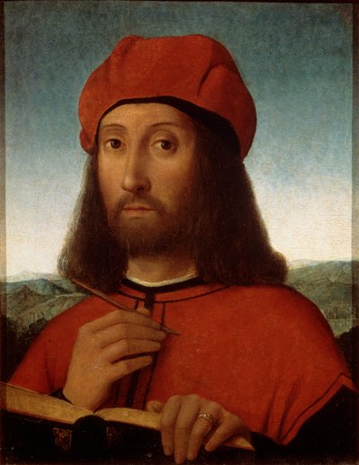 Portret van een Man, eind 15e of begin 16e eeuw door Antonio de Saliba