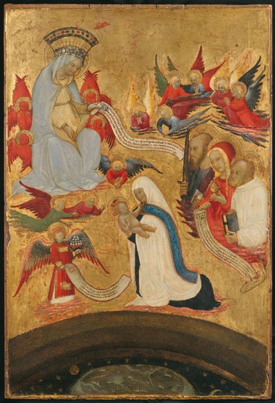Santa Francesca Romana met het Christuskind, ca. 1445 door Antonio del Massaro da Viterbo