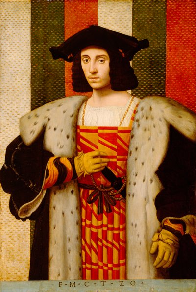Heer van de Trivulzio-familie door Antonio di Bernadino Contino