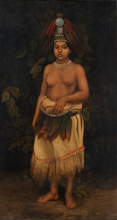 Samoaanse vrouw door Antonion Zeno Shindler