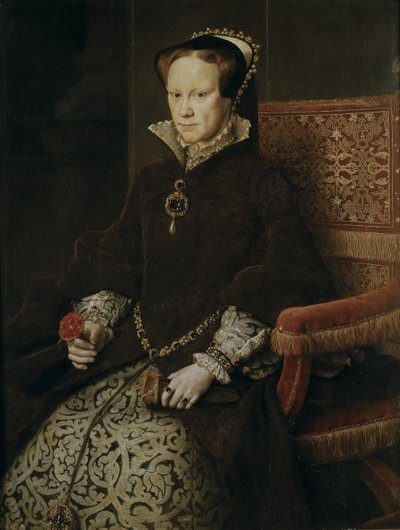 Portret van Maria I van Engeland door Antonis Mor