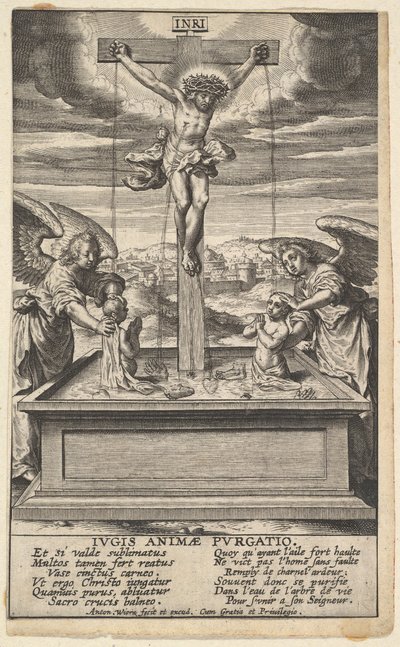 De Fontein van het Leven, voor 1604 door Antonius Wierix