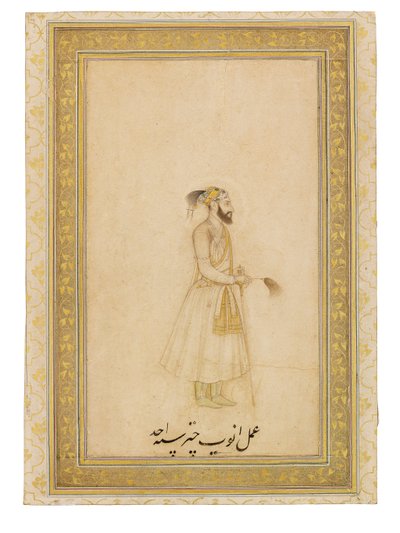 Portret van Keizer Aurangzeb, India door Anup Chattar