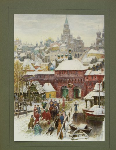 Illustratie voor De Groot-Hertogelijke, Tsaristische en Keizerlijke Jacht in Rusland door N. Kutepov, 1896 door Apollinari Mikhailovich Vasnetsov