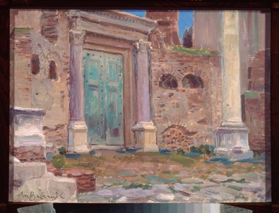De tempel van Janus in Rome door Apollinari Mikhailovich Vasnetsov