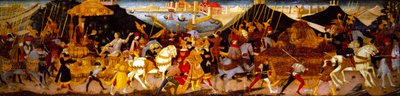 Cassone Paneel, Triomf van Caesar door Apollonio di Giovanni di Tommaso