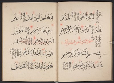 Koran, BL IO Islamitisch 3440, f.13v-14r door Arabic School