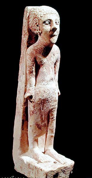 Beeldje met Egyptische invloed, uit Amman, 900-500 BC door Arabic School