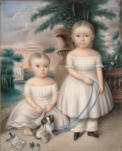Watson Van Benthuysen II en Thomas Van Benthuysen, ca. 1837 door Aramenta Dianthe Vail