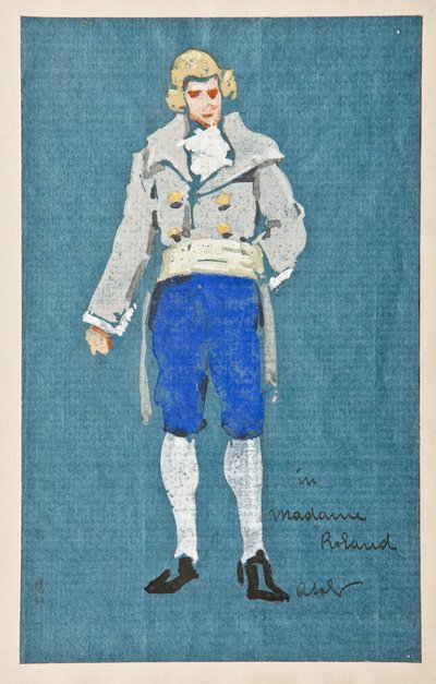 Schets voor Theater door Arcangelo Salvarani