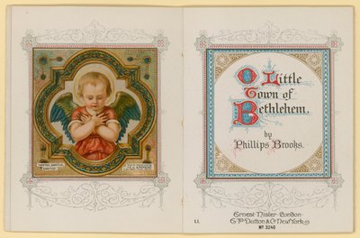 Illustratie voor O Little Town Of Bethlehem door Archibald Henning