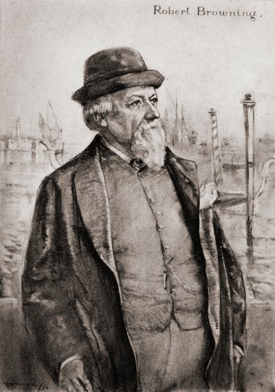 Robert Browning door Archibald Standish Hartrick