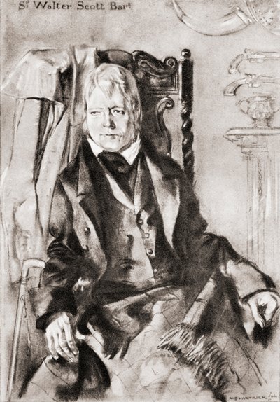 Sir Walter Scott door Archibald Standish Hartrick