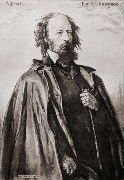 Alfred Tennyson door Archibald Standish Hartrick