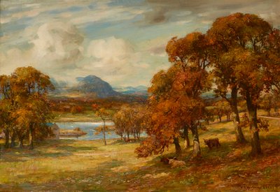 De jonge cricketspeler door Archibald Standish Hartrick