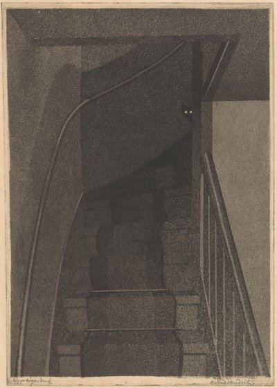 Trap door Arend Hendriks (signed by artist)