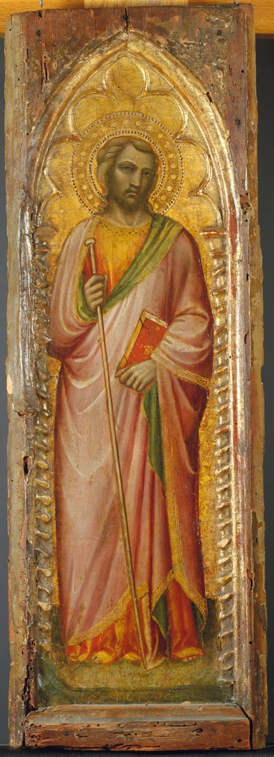 Een Heilige, Mogelijk Jacobus de Meerdere, 1384-85 door Aretino Luca Spinello or Spinelli
