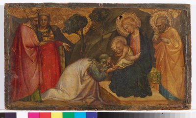 Aanbidding der Wijzen door Aretino Luca Spinello or Spinelli