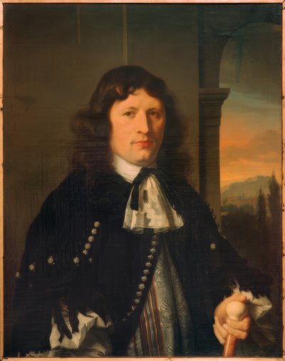 Portret van een heer, halve figuur naar rechts door Arie de Vois
