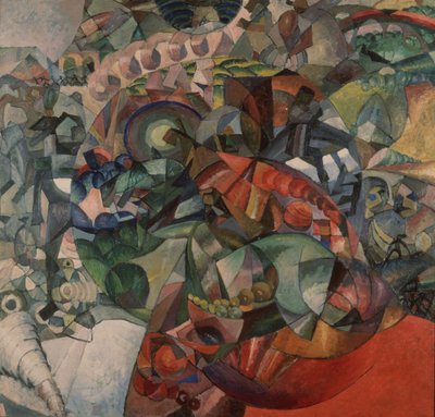 Allegorie van de Patriottische Oorlog van 1812, 1912 door Aristarkh Vasilievic Lentulov