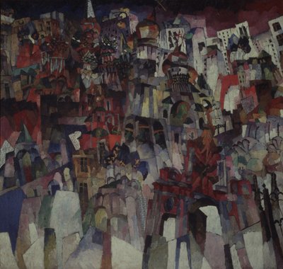 Moskou, 1913 door Aristarkh Vasilievic Lentulov