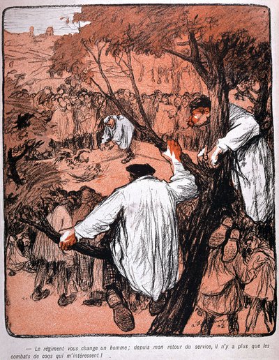 Cocktailgevecht in Noord-Frankrijk door Delannoy - in L