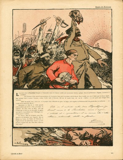 De Boterplaat, nummer 222, Satiriek in Kleuren door Aristide Delannoy