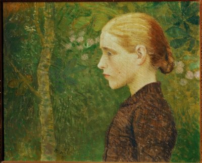 Aristide Maillol / Portretbuste van een boerenmeisje, 1891 door Aristide Maillol