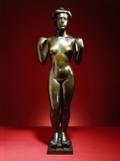 Baadster, met Opgeheven Armen, c.1900 door Aristide Maillol